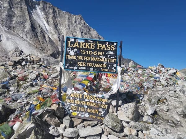 Manaslu Larke Pass Distance